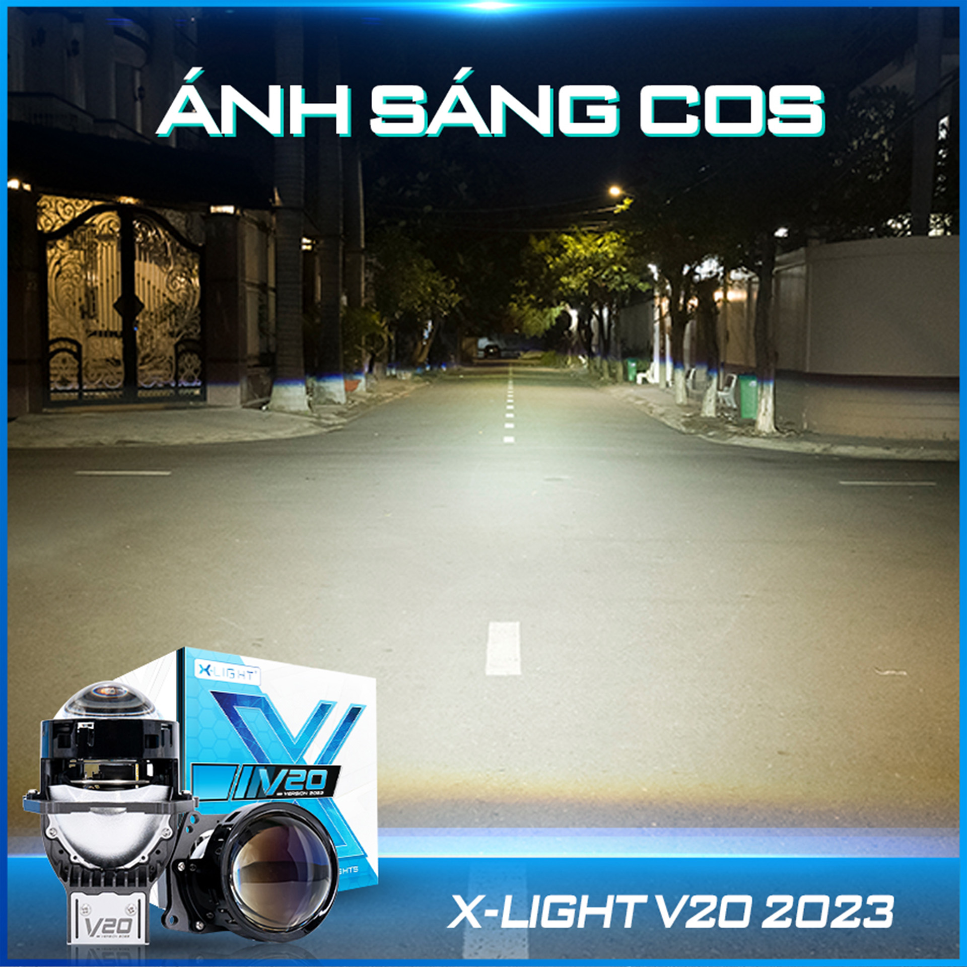 BI LED X-LIGHT V20 2023 NHIỆT MÀU 5000K